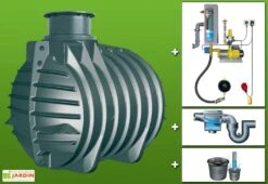 Cuve Recuperateur Eau Clever A 4500 L -Garanti Jardin Magasin g0001371 01