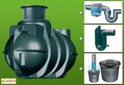 Kit Cuve Recuperateur Eau Enterree 2000 L 11 Kit Cuve Recuperateur Eau Enterree 2000 L -Garanti Jardin Magasin g0002244