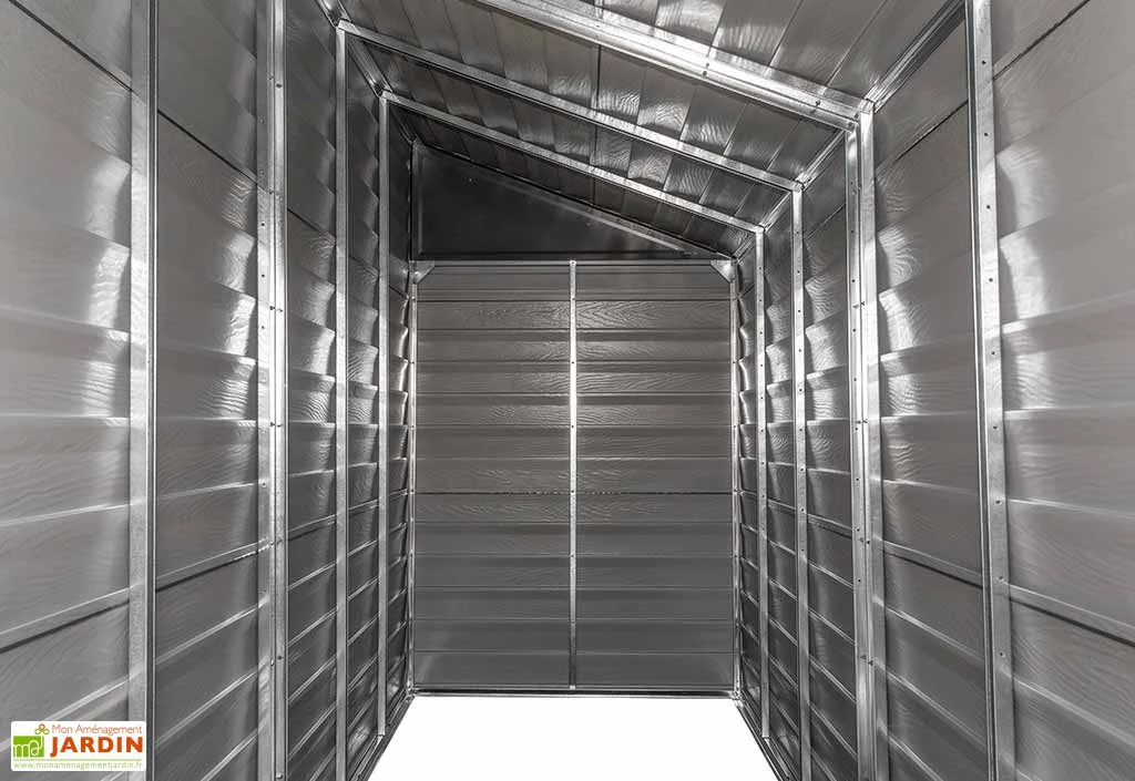 Armoire De Jardin En Acier Galvanisé 124 X 295 Cm 7 Armoire De Jardin En Acier Galvanisé 124 X 295 Cm – Image 5