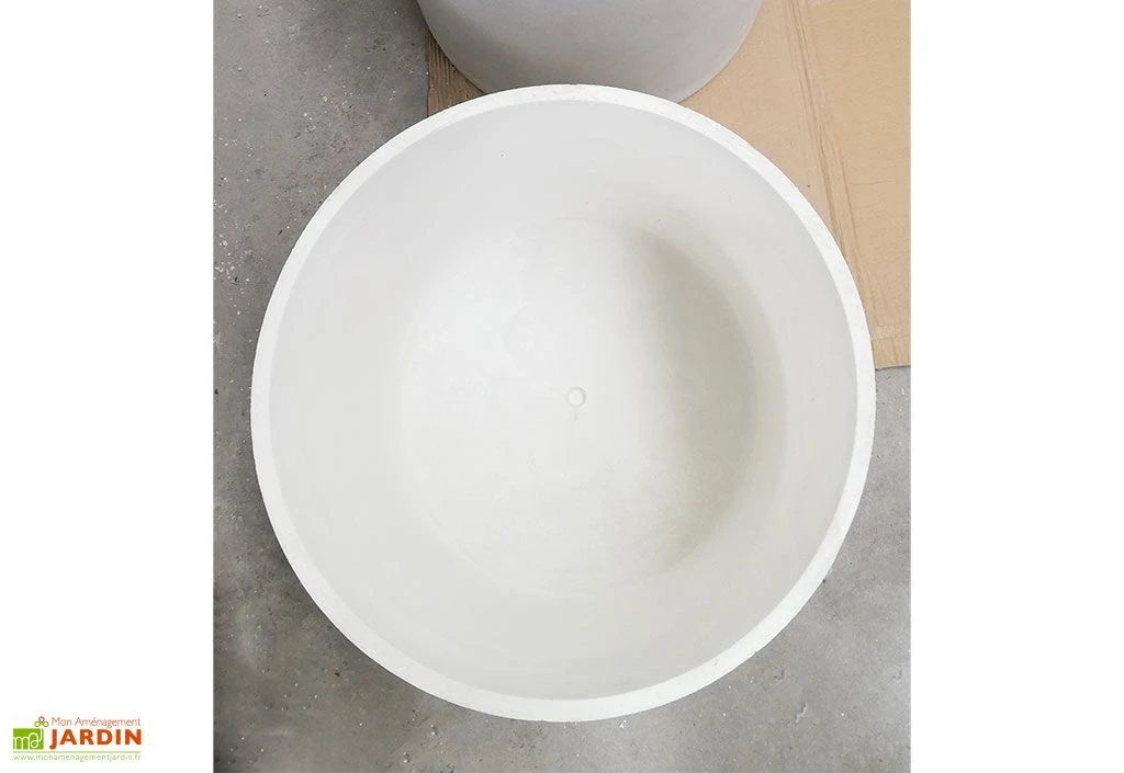 Jardinière Ronde En Béton Fibré 55 X 58 Cm– Sill 7 Jardinière Ronde En Béton Fibré 55 X 58 Cm– Sill – Image 5