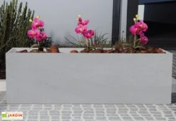 Garanti Jardin Magasin 7 Garanti Jardin Magasin -Garanti Jardin Magasin jardiniere balko beton renforce fibre 80x25 gris
