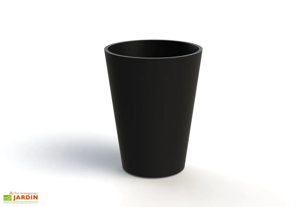 Jardinière En Béton Fibré Conik 70 – Ø 70 X 90 Cm 5 Jardinière En Béton Fibré Conik 70 – Ø 70 X 90 Cm – Image 3