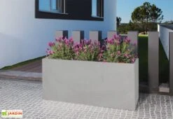 Jardinière En Béton Fibré Retkube 120 (120x40) 11 Jardinière En Béton Fibré Retkube 120 (120x40) -Garanti Jardin Magasin jardiniere beton fibre 120x40cm gris
