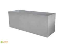 Jardinière En Béton Fibré Retkube 100 (100x40) -Garanti Jardin Magasin jardiniere beton fibre gris 100x40cm