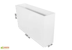 Jardinière En Béton Fibré SKUARE 100 (100x25) 8 Jardinière En Béton Fibré SKUARE 100 (100x25) -Garanti Jardin Magasin jardiniere beton renforce 100x25 skuare
