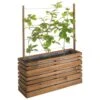 Jardinière Avec Treillis Lign Z (100x30x130cm) -Garanti Jardin Magasin jardiniere bois avec treillis