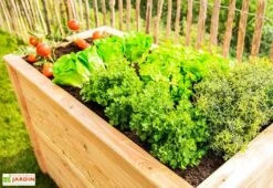 Jardinière En Bois De Mélèze Bac Potager 170 X 90 X 84 Cm -Garanti Jardin Magasin jardiniere bois potager 170x84cm