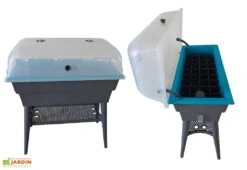 Jardinière Calipso Combi 40L Mini Serre Double Paroi + Réserve D'Eau H80cm 10 Jardinière Calipso Combi 40L Mini Serre Double Paroi + Réserve D'Eau H80cm -Garanti Jardin Magasin jardiniere calipso combi double paroi mini serre 40l 2