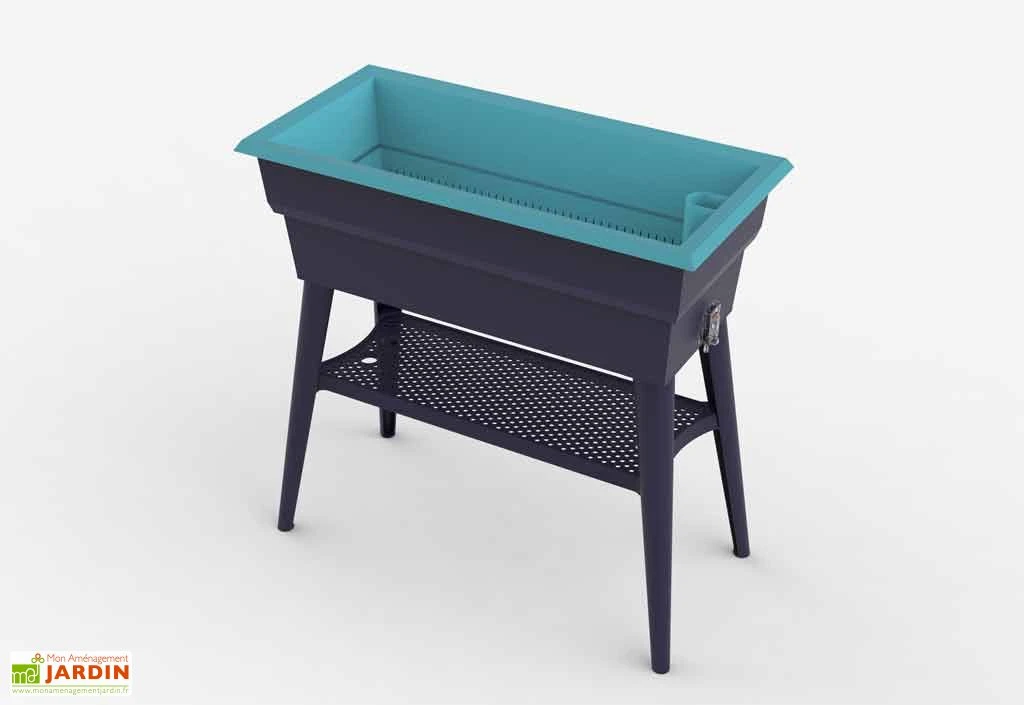 Jardinière Calipso Maxi 40L Double Paroi + Réserve D'Eau H80cm 5 Jardinière Calipso Maxi 40L Double Paroi + Réserve D'Eau H80cm – Image 3