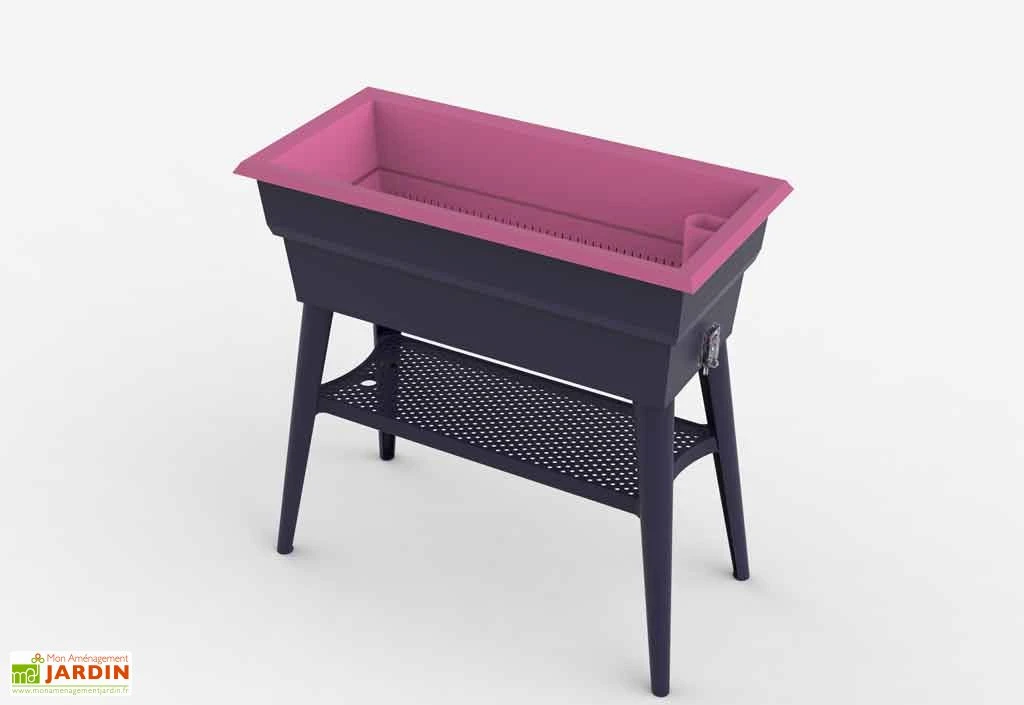 Jardinière Calipso Maxi 40L Double Paroi + Réserve D'Eau H80cm 6 Jardinière Calipso Maxi 40L Double Paroi + Réserve D'Eau H80cm – Image 4