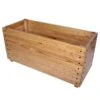 Jardinière Rectangulaire En Bois De Châtaignier Lasuré - Classics -Garanti Jardin Magasin jardiniere en bois