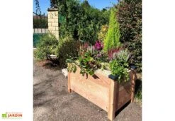 Jardinière Rectangulaire En Bois Douglas Non Traité - Premium -Garanti Jardin Magasin jardiniere en bois douglas 1