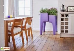 Jardinière Design Kiga M 4 Bacs Lavande