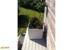 Jardinière En Béton Fibré Kube 45 (45x45) 9 Jardinière En Béton Fibré Kube 45 (45x45) -Garanti Jardin Magasin jardiniere kube beton fibre 45x45 blanc