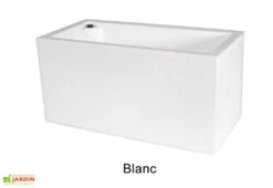 Jardinière Rectangulaire En Polyéthylène Atlantis 100 Cm (pls Coloris) -Garanti Jardin Magasin jardiniere plastique rotomoule double paroi 100cm couleurs 3