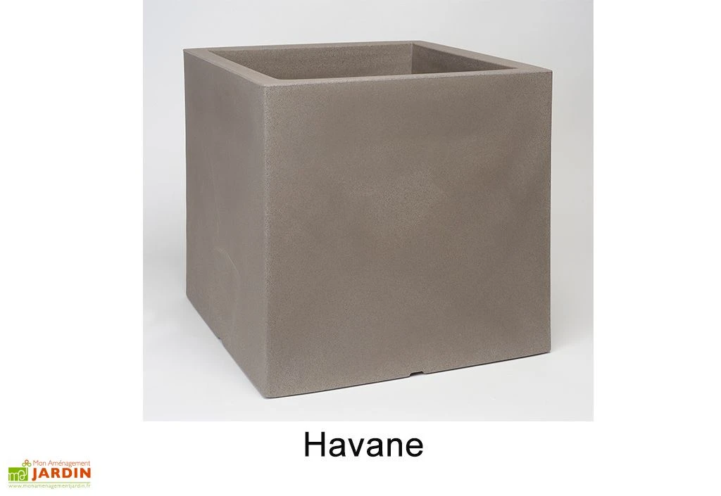 Jardinière Carrée En Polyéthylène Atlantis 50 Cm (pls Coloris) 7 Jardinière Carrée En Polyéthylène Atlantis 50 Cm (pls Coloris) – Image 5