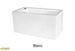 Jardinière Rectangulaire En Polyéthylène Atlantis 80 Cm (pls Coloris) -Garanti Jardin Magasin jardiniere plastique rotomoule double paroi 80cm couleurs 2