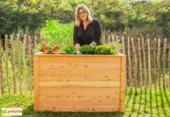 Jardinière En Bois De Mélèze Bac Potager 130 X 65 X 84 Cm 8 Jardinière En Bois De Mélèze Bac Potager 130 X 65 X 84 Cm -Garanti Jardin Magasin jardiniere surelevee 130x84cm