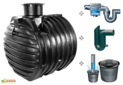 Kit Cuve Recuperateur Eau Enterree 6000 L