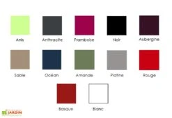 Pot De Fleurs En Plastique Colors Up M Simple Ou Double Paroi (Ø50/33 X 100 Cm) -Garanti Jardin Magasin palette 2