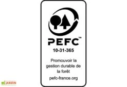 Table De Jardinage En Bois Traité Et Zinc – 100 X 45 X 125 Cm -Garanti Jardin Magasin pefc burger 18