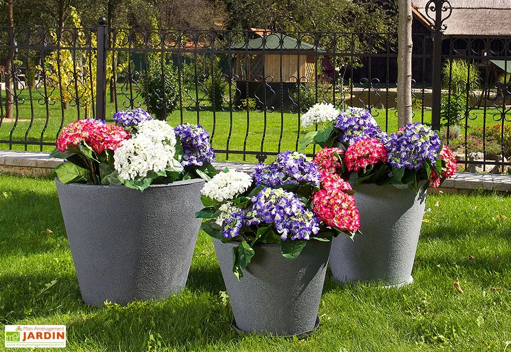 Roto Pot De Fleurs Extérieur En Polyéthylène Et Bois Ø50 X 40 Cm Jazz M 3 Roto Pot De Fleurs Extérieur En Polyéthylène Et Bois Ø50 X 40 Cm Jazz M