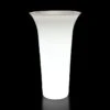 Pot De Fleurs Lumineux En Polyéthylène Flos – Ø 58 X 100 Cm -Garanti Jardin Magasin pot de fleurs lumineux blanc perle