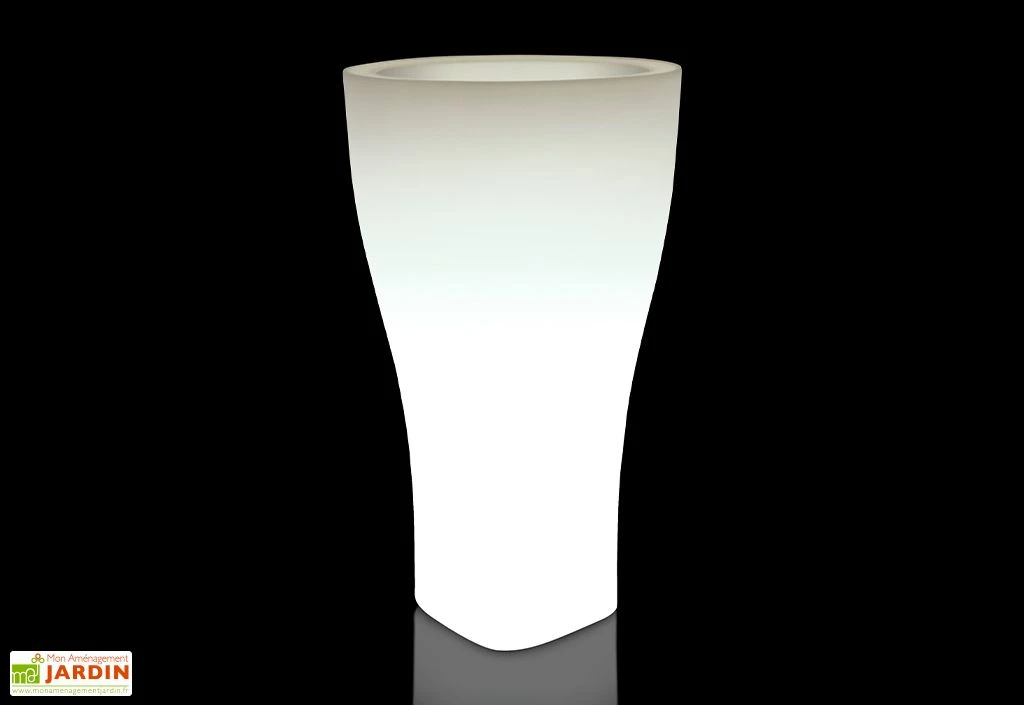 Pot De Fleurs Lumineux En Polyéthylène Domus – Ø 58 X 100 Cm 4 Pot De Fleurs Lumineux En Polyéthylène Domus – Ø 58 X 100 Cm – Image 2