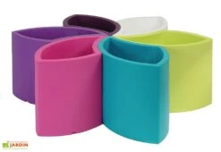 Pot De Fleurs 6 Compartiments En Polyéthylène Fiore – 86 X 30 Cm -Garanti Jardin Magasin pot de fleurs plusieurs compartiments