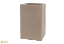 Pot De Fleurs En Polyéthylène Atlantis – 30 X 30 X 47 Cm -Garanti Jardin Magasin pot de fleurs tabac 3