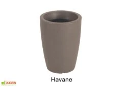 Pot De Fleurs Polyéthylène Hydra H50 Ø36 (pls. Coloris) -Garanti Jardin Magasin pot fleur exterieur polyethylene hydra 50cm