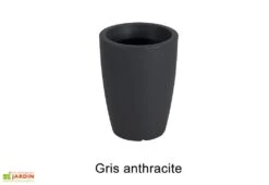 Pot De Fleurs Polyéthylène Hydra H50 Ø36 (pls. Coloris) -Garanti Jardin Magasin pot fleur exterieur polyethylene hydra 50cm 4