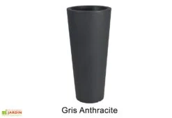 Pot De Fleurs Polyéthylène Hydra H85 Ø39 (pls. Coloris) -Garanti Jardin Magasin pot fleur exterieur polyethylene hydra 85cm 3