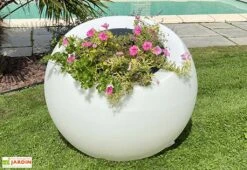 Pot De Fleurs Lumineux En Polyéthylène Transparent Dolce Vita 7 Pot De Fleurs Lumineux En Polyéthylène Transparent Dolce Vita -Garanti Jardin Magasin pot fleur lumineux polyethylene dolce vita