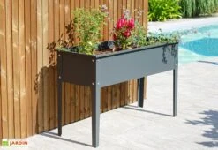 Potager Sur Pieds En Acier Galvanisé 30 X 60 Cm – Cipollina