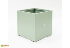 Jardinière Cube Vert Cactus En Métal Thermolaqué – 50 X 50 X 50 Cm -Garanti Jardin Magasin profil cube jardiniere hg08976105