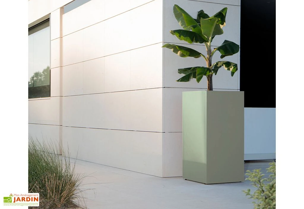Jardinière Haute En Métal Thermolaqué – 50 X 50 X 100 Cm 7 Jardinière Haute En Métal Thermolaqué – 50 X 50 X 100 Cm – Image 5