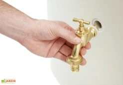 Garantia Récupérateur Eau De Pluie Cuve Aérienne Élégance 180 Cm – 400 L -Garanti Jardin Magasin recuperateur eau pluie cuve aerienne decorative elegance garantia 400l 5