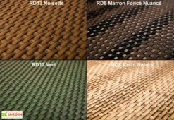 Jardinière En Résine Tressée Cube 46x46x46cm (l,l,h) -Garanti Jardin Magasin resine tressee coloris 2 17