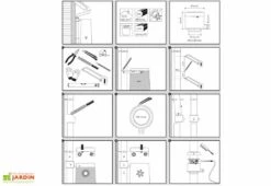 Garantia Cuve Récupération D'Eau Pluie 2 En 1 Grise 300 L -Garanti Jardin Magasin sch ma montage r cup rateur 2