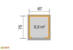 Abri Pour Robot Tondeuse En Bois D’épicéa 78 X 86 X 61 Cm -Garanti Jardin Magasin schema dimensions abri robot tondeuse bois