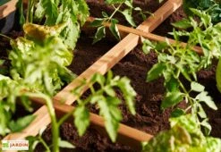 Carré Potager En Bois Autoclave Sur Pieds 120 X 80 Cm H. 88 Cm - Ventspils -Garanti Jardin Magasin separateur carre potager bois ekju 253478