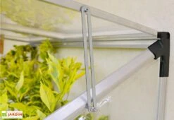 Serre Adossée En Aluminium Et Polycarbonate Lean To (63,5 X 125 Cm) -Garanti Jardin Magasin serre adossee aluminium polycarbonate lean to 63 5 x 125 cm 4
