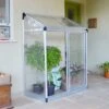 Serre Adossée En Aluminium Et Polycarbonate Lean To (63,5 X 125 Cm) -Garanti Jardin Magasin serre adossee aluminium polycarbonate lean to 63 5 x 125 cm 5