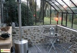 Serre Adossée Ancienne En Aluminium Et Verre Trempé 4mm Chambord 605x280 -Garanti Jardin Magasin serre ancienne en aluminium et verre trempe 4mm chambord 1 3