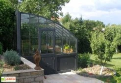 Serre Ancienne En Aluminium Et Verre Trempé 4mm Versailles 455x280m -Garanti Jardin Magasin serre ancienne en aluminium et verre trempe 4mm versailles 1 2