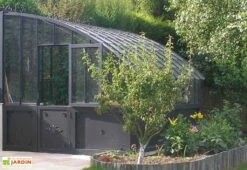 Serre Lams En Aluminium Et Verre Trempé Versailles - 16,94 M² -Garanti Jardin Magasin serre ancienne en aluminium et verre trempe 4mm versailles 2