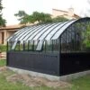 Serre Adossée Ancienne En Aluminium Et Verre Trempé 4mm Versailles 380x280m -Garanti Jardin Magasin serre ancienne en aluminium et verre trempe 4mm versailles 380x280 2