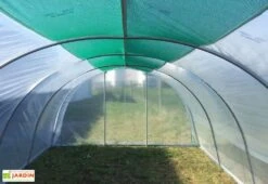 Serre De Jardin Tunnel En Acier Et Polyéthylène Cabriolet – 6 X 3,70 M -Garanti Jardin Magasin serre cabriolet acier tonneau