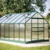 Serre De Jardin Polycarbonate 10,37m² Avec Base + 4 Lucarnes -Garanti Jardin Magasin serre de jardin polycarbonate 10 37m avec base 4 lucarnes 4